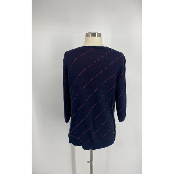 Anthropologie Moth Pistriped Fox pattern Vest Cardigan - Picture 3 of 11